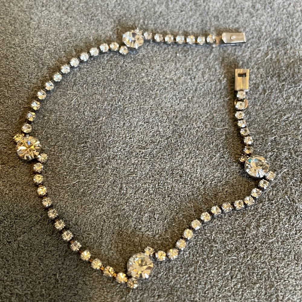Vintage sparkly rhinestone bracelets - Picture 2 of 7